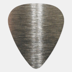 Faux Brushed Aluminum Guitar Picks