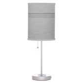 Faux Brushed Metal with Groove Table Lamp (Right)