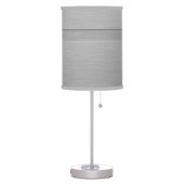 Faux Brushed Metal with Groove Table Lamp (Left)
