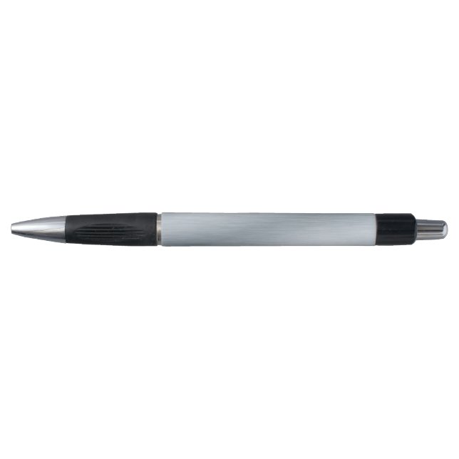 Faux Brushed Silver Background Pen (Front)