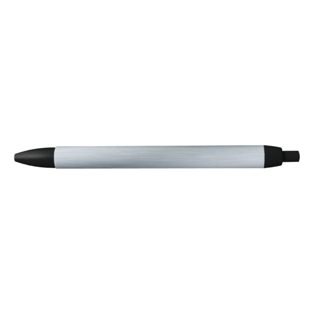 Faux Brushed Silver Background Pen (Front)