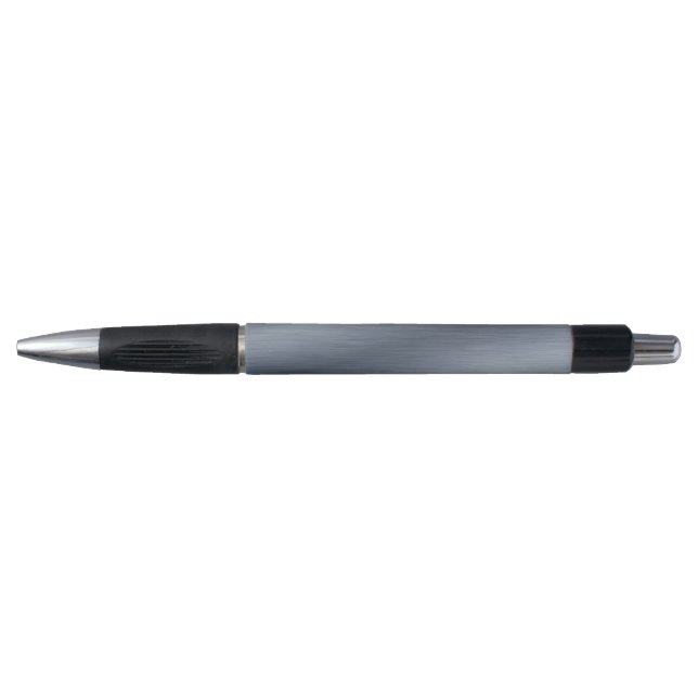 Faux Brushed Steel Elegant Background Pen (Front)