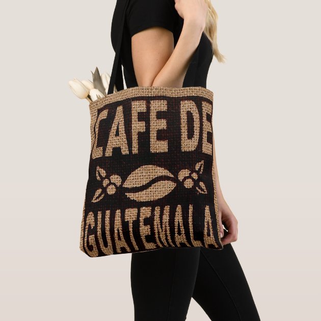 Burlap coffee hot sale bag purses