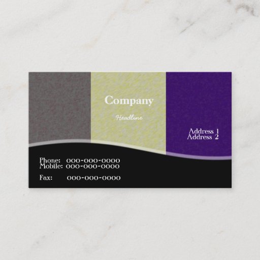 Customizable Faux Business Card