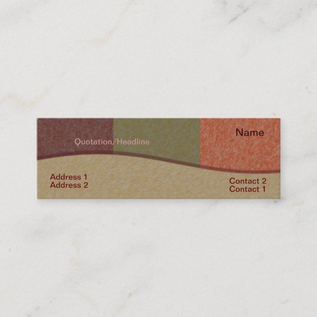 Faux Business Card (Front)