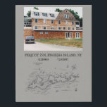 FAUX canvas print<br><div class="desc">The pequot Inn on Fishers Island, NY</div>
