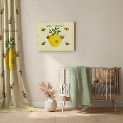 Faux Canvas Print – Little Bee Art
