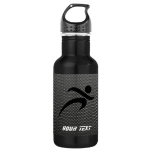 Faux Carbon Fiber; Running Water Bottle
