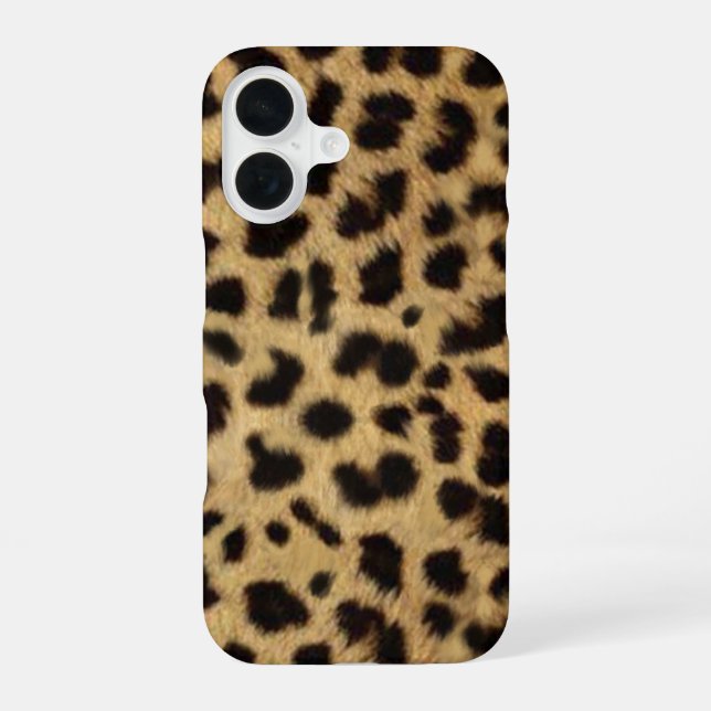 Faux Cheetah Skin iPhone Case (Back)