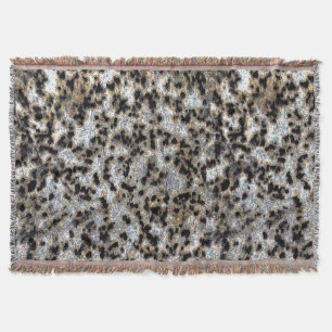 Faux Cheetah Spot Design- Throw Blanket