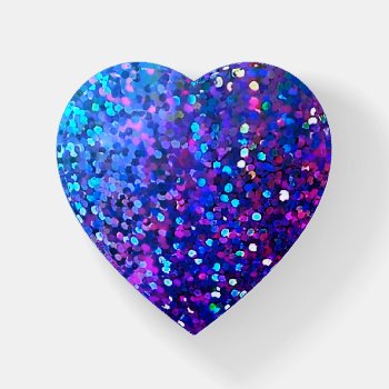 Faux Chunky Glitter Paperweight by amoredesign at Zazzle