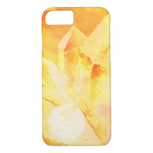  Faux Citrine Crystal Healing Energy Chakra iPhone 87 Case
