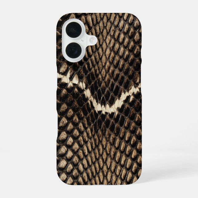 Faux Cobra Snake Skin iPhone Case (Back)