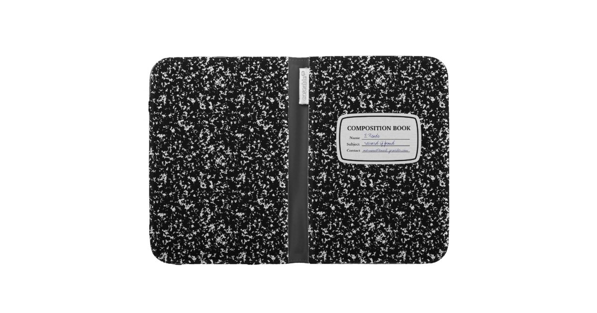 Faux Composition Book Kindle eReader Holder Case Cases For Kindle Zazzle