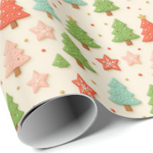 Faux Cookies in Clay Christmas Gift Wrap