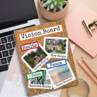 Faux Cork Custom Photo Collage Vision Board