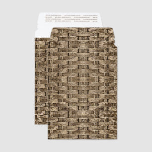 Faux Cotton Ropes Shipping Envelope Mailers