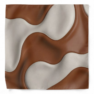 Faux Cow Leather Popular Luxury Elegant Collection Bandana