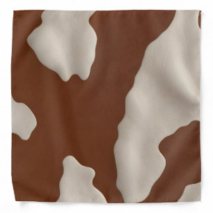 Faux Cow Leather Trendy Luxury Elegant Collection Bandana