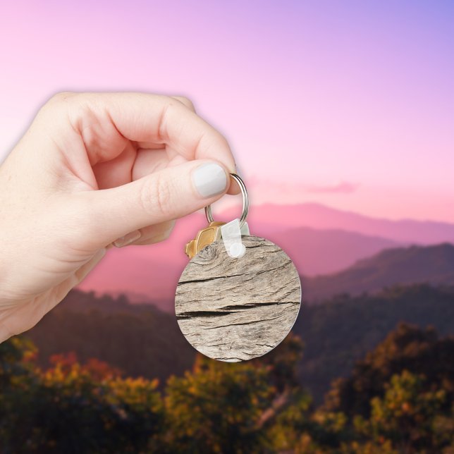 Faux Cracked Tree Bark Keychain (Creator Uploaded)