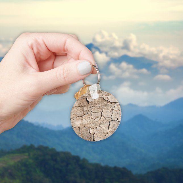 Faux Cracked Wood Keychain (Creator Uploaded)