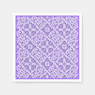 Faux Crochet Mauve Napkins