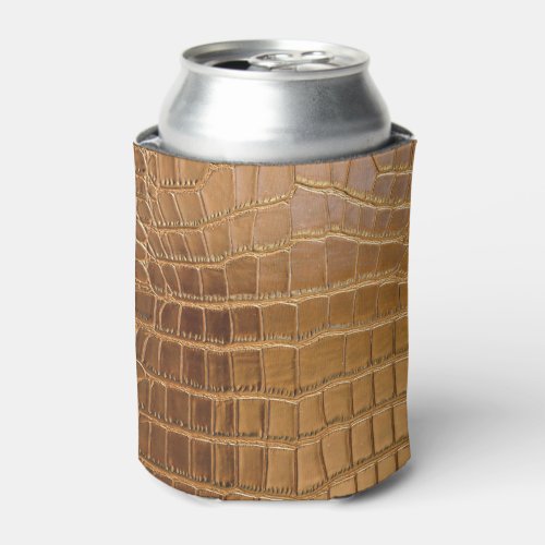 Faux Crocodile Leather Animal Skin Pattern Can Cooler