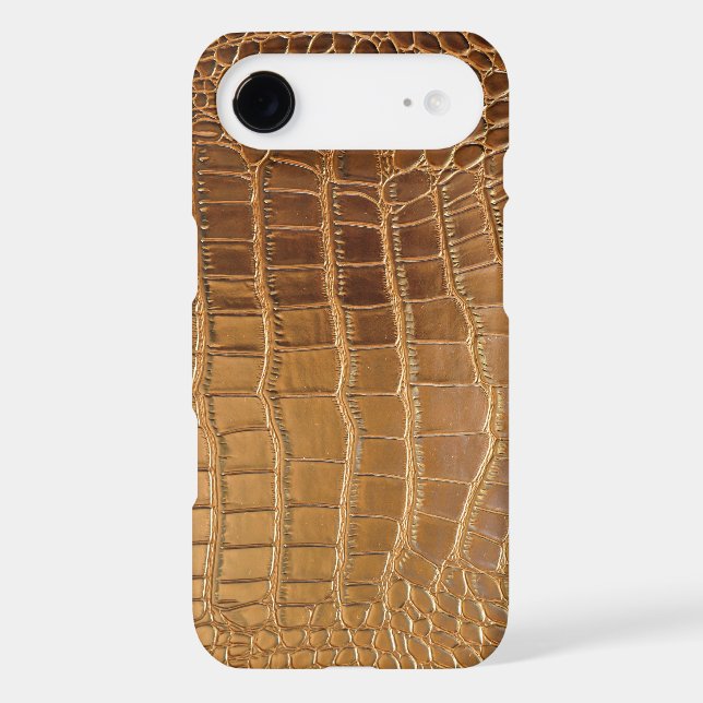 Faux Crocodile Leather Animal Skin Pattern Case-Mate iPhone Case (Back)