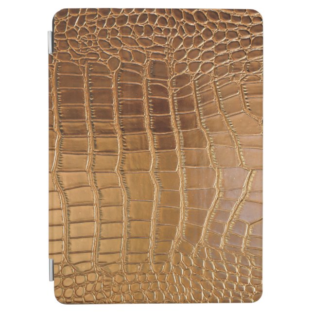 Faux Crocodile Leather Animal Skin Pattern iPad Air Cover (Front)