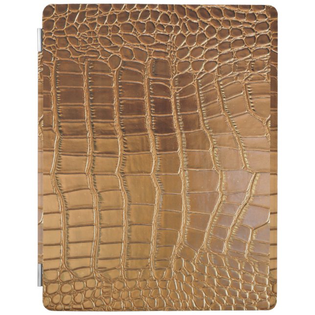 Faux Crocodile Leather Animal Skin Pattern iPad Air Cover (Front)