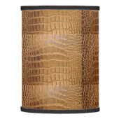 Faux Crocodile Leather Animal Skin Pattern Lamp Shade (Left)