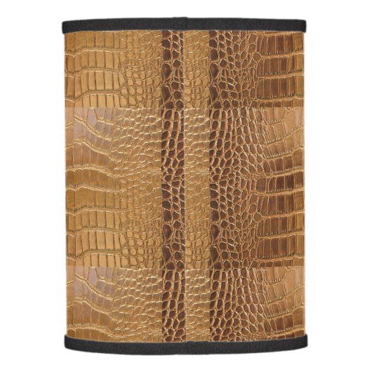 Faux Crocodile Leather Animal Skin Pattern Lamp Shade (Back)