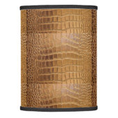 Faux Crocodile Leather Animal Skin Pattern Lamp Shade (Front)