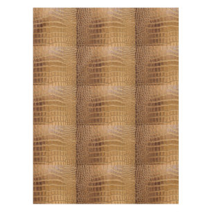 Faux Crocodile Leather Animal Skin Pattern Tablecloth