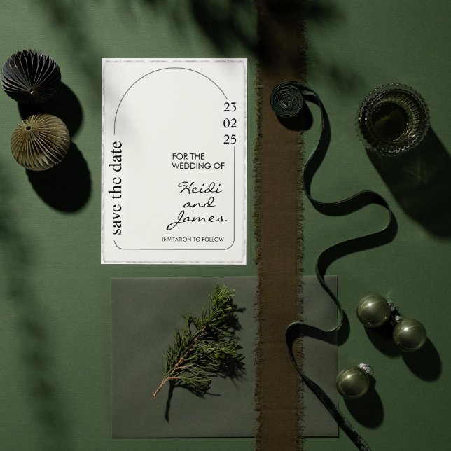 Faux Deckle Edge Paper qr code photo Invitations  (Creator Uploaded)