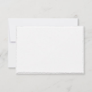 Faux Deckle Edged Enclosure Card Template