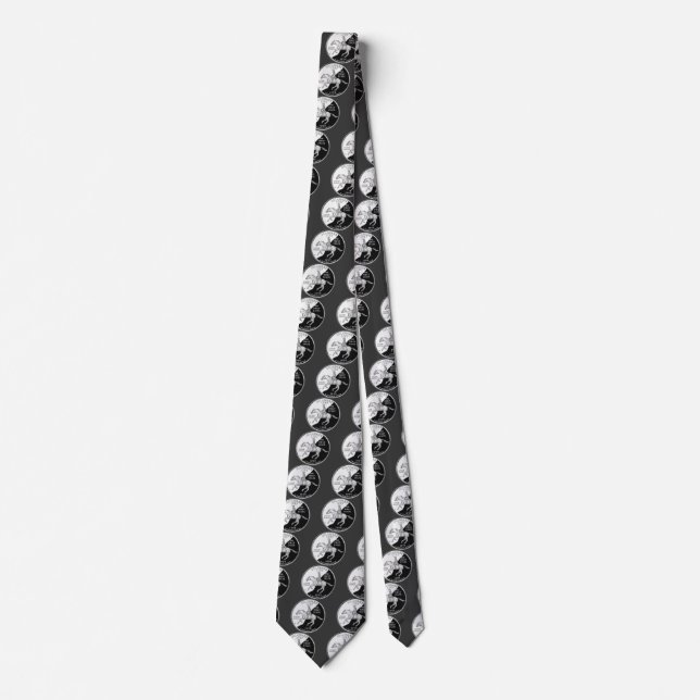 Faux Delaware State Quarter Neck Tie (Front)