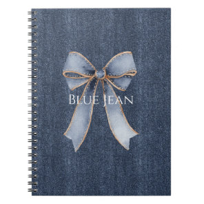 Faux Denim Blue Jean Notebook