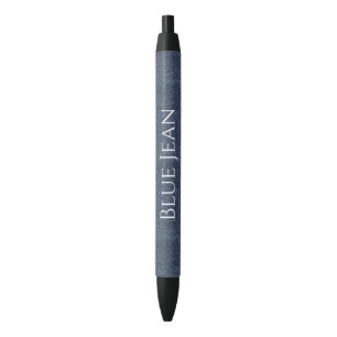 Faux Denim Blue Jean Pen