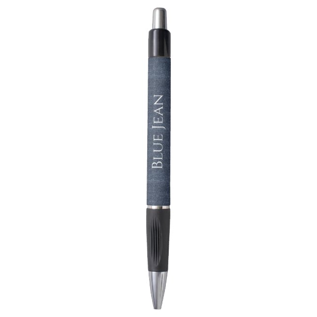 Faux Denim Blue Jean   Pen (Front Vertical)