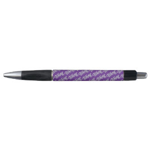 Faux diamond on purple bling design  pen