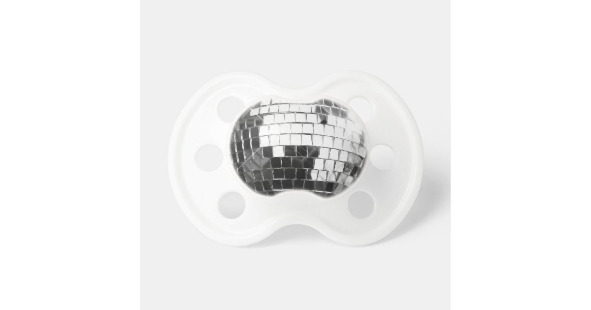 Faux Disco Ball Pacifier Zazzle