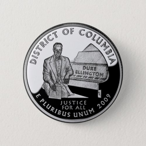 Faux District of Columbia Quarter Button