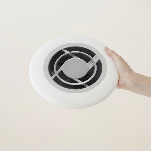 Faux Electronics Cooling Fan Wham-O Frisbee (In Hand)
