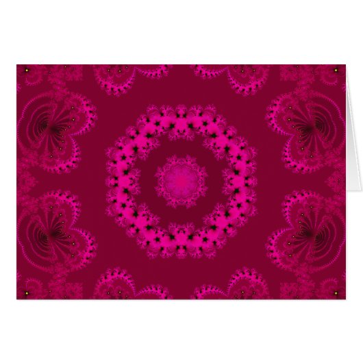Faux Embroidered Crepe Victorian Cards (Front Horizontal)