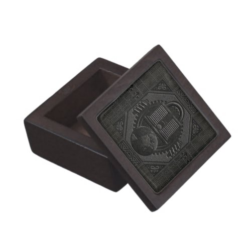 Faux Engraved_Looking Black Image Gift Box