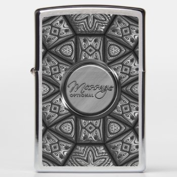 Faux Engraving Print 1 Options Zippo Lighter by Ronspassionfordesign at Zazzle