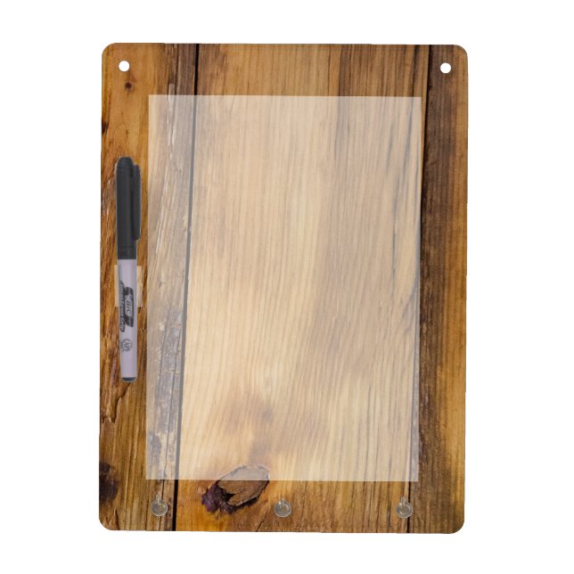 Faux Finished Barn Wood Dry Erase Board (Front)