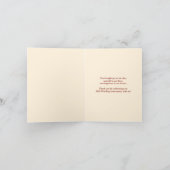 FAUX Flaps Golden Anniversary Thank You Card (Inside)
