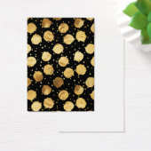 Faux Foil Gold Dots Pattern Background Dot Texture (Desk)